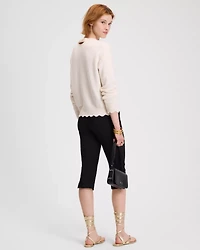 Scallop Bow Sweater