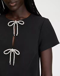 Rhinestone Bow Dress