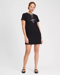Rhinestone Bow Dress
