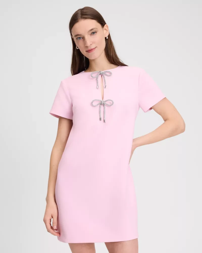 Rhinestone Bow Dress