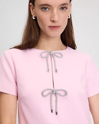 Rhinestone Bow Dress