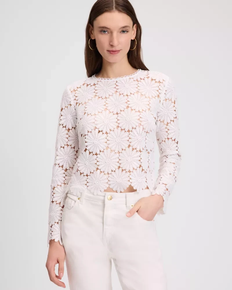 Daisy Lace Top