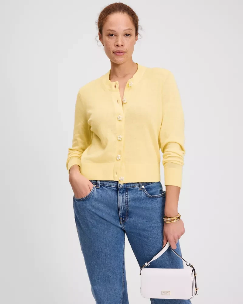 Flower Button Nell Cardigan