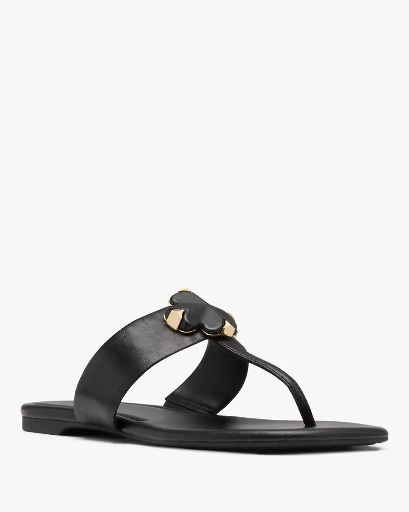 Spade Flower Thong Sandals