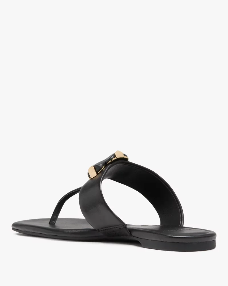 Spade Flower Thong Sandals