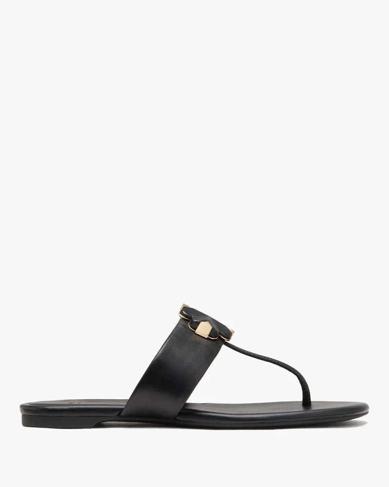 Spade Flower Thong Sandals