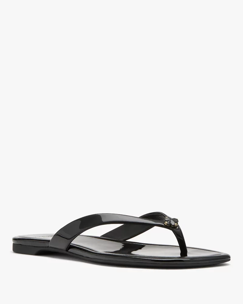 Spade Flower Flip Flop Sandals