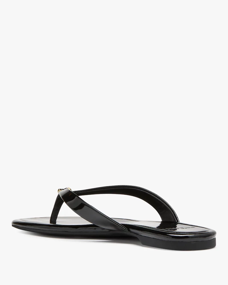 Spade Flower Flip Flop Sandals