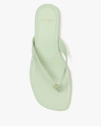 Spade Flower Flip Flop Sandals