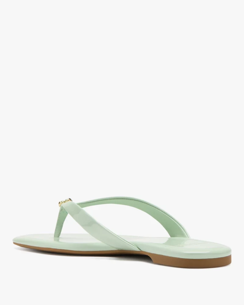 Spade Flower Flip Flop Sandals