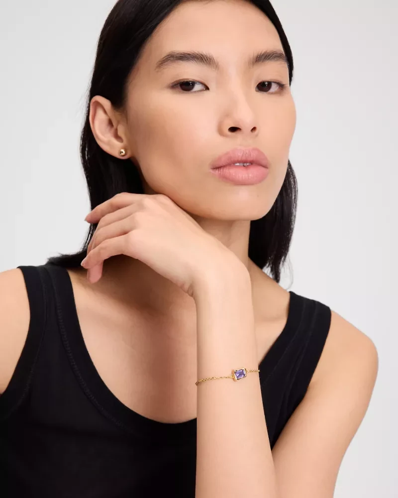 Molten Glass Solitaire Bracelet