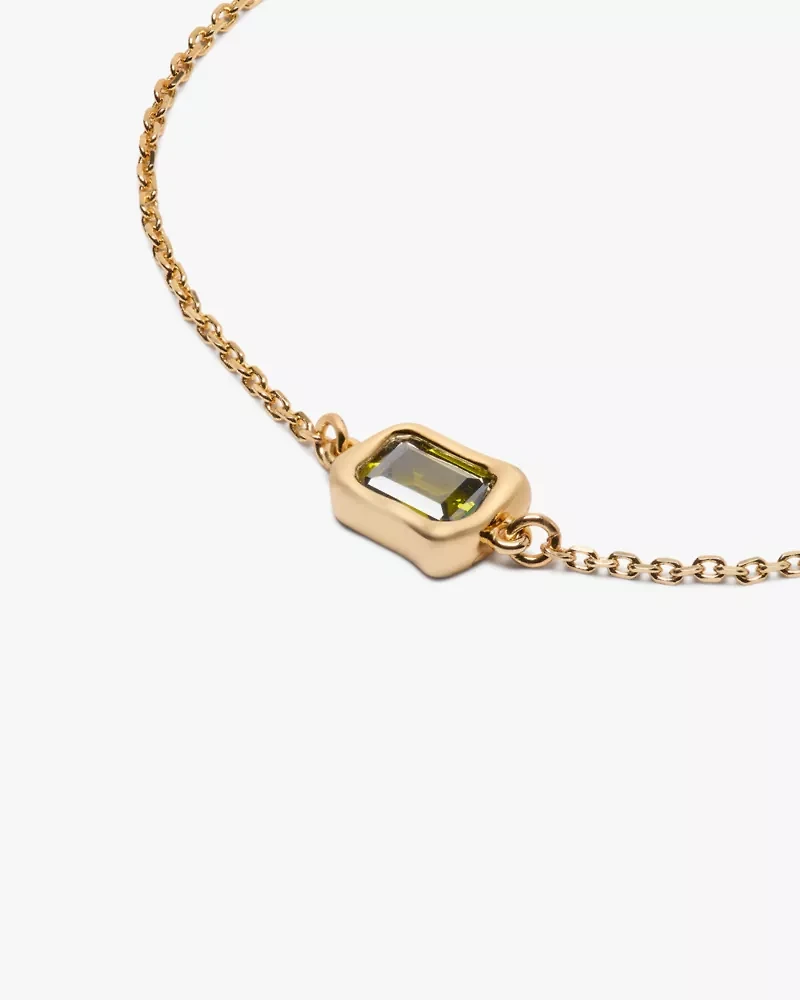 Molten Glass Solitaire Bracelet