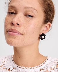 Petal Puff Statement Studs