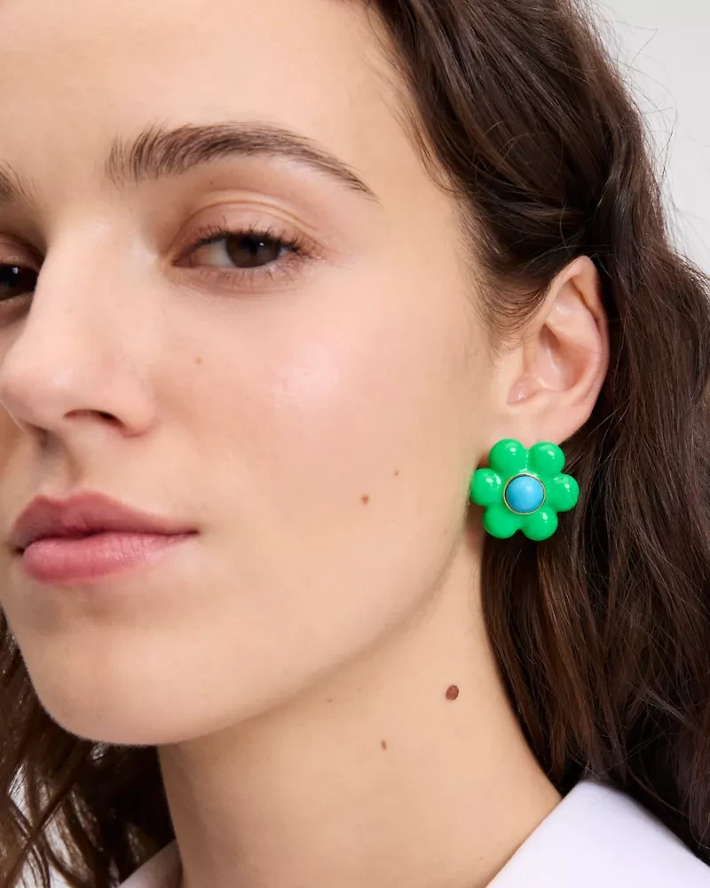 Petal Puff Statement Studs