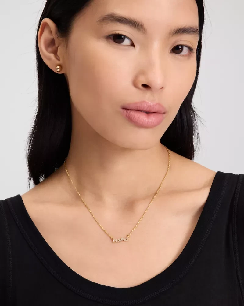 Mama Said Pave Pendant