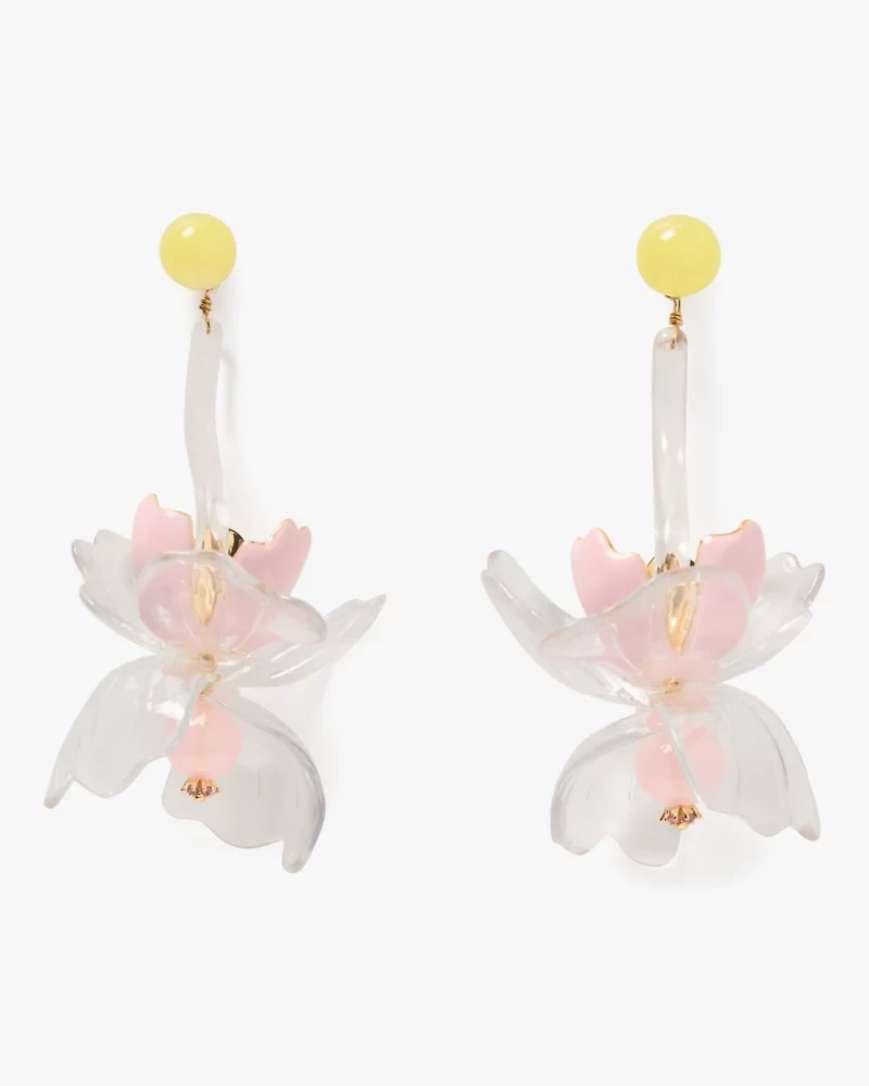Bright Orchid Statement Earrings