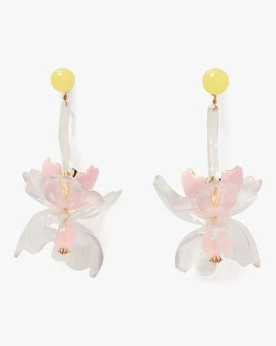 Bright Orchid Statement Earrings