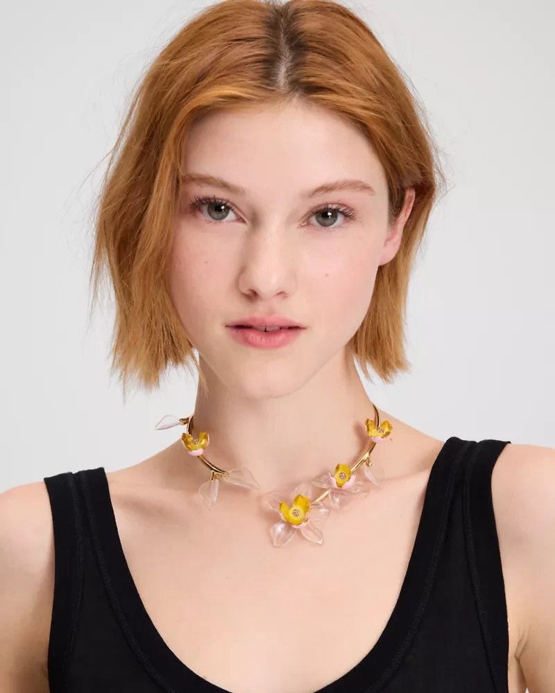 Bright Orchid Statement Collar
