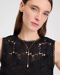 Molten Lariat Necklace