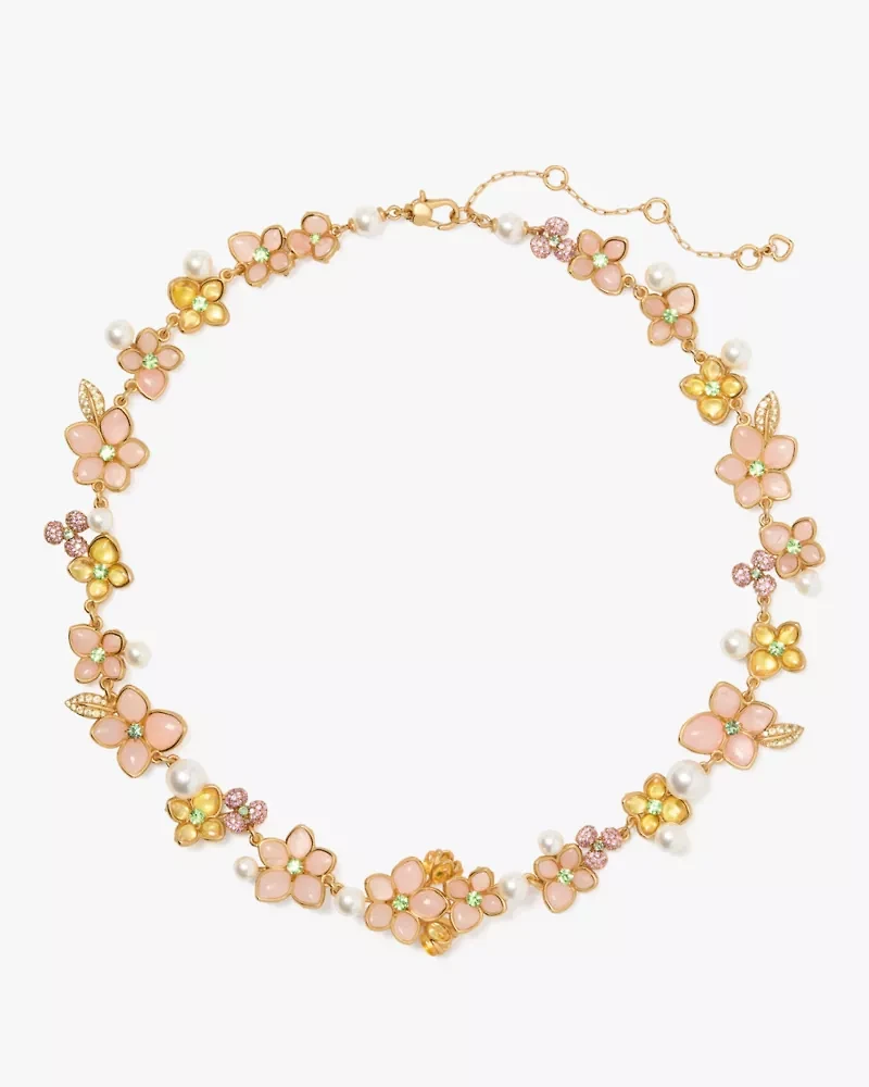 Pastel Petals Statement Necklace
