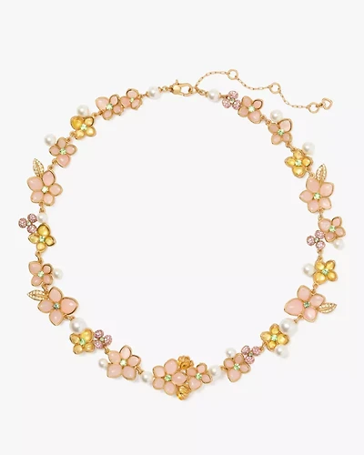 Pastel Petals Statement Necklace