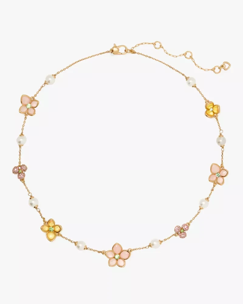 Pastel Petals Scatter Necklace