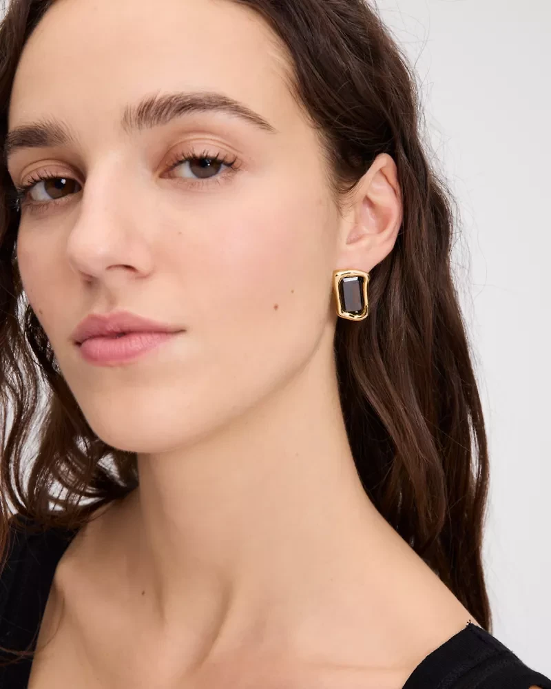 Molten Glass Statement Studs