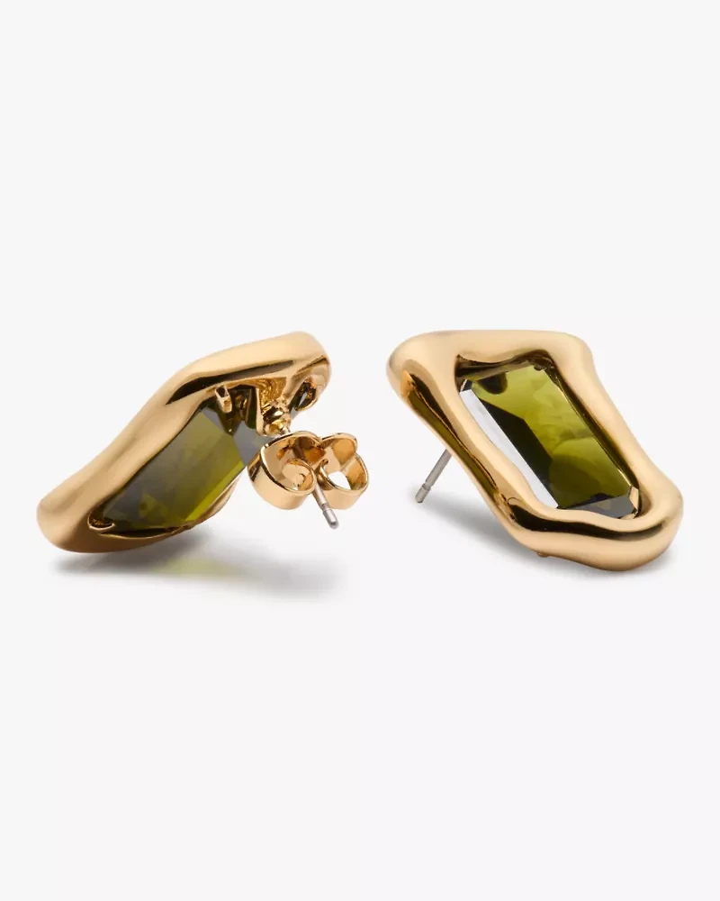 Molten Glass Statement Studs