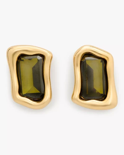 Molten Glass Statement Studs