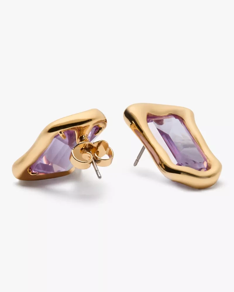 Molten Glass Statement Studs