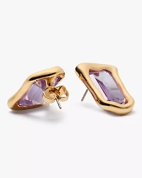 Molten Glass Statement Studs