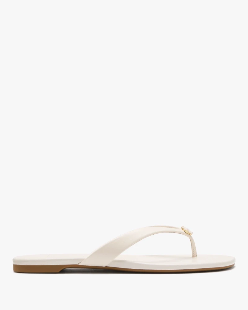 Spade Flower Flip Flops