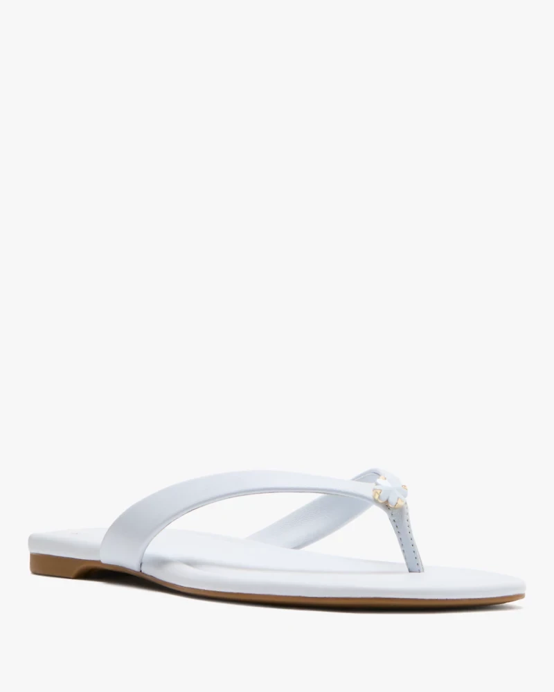 Spade Flower Flip Flops