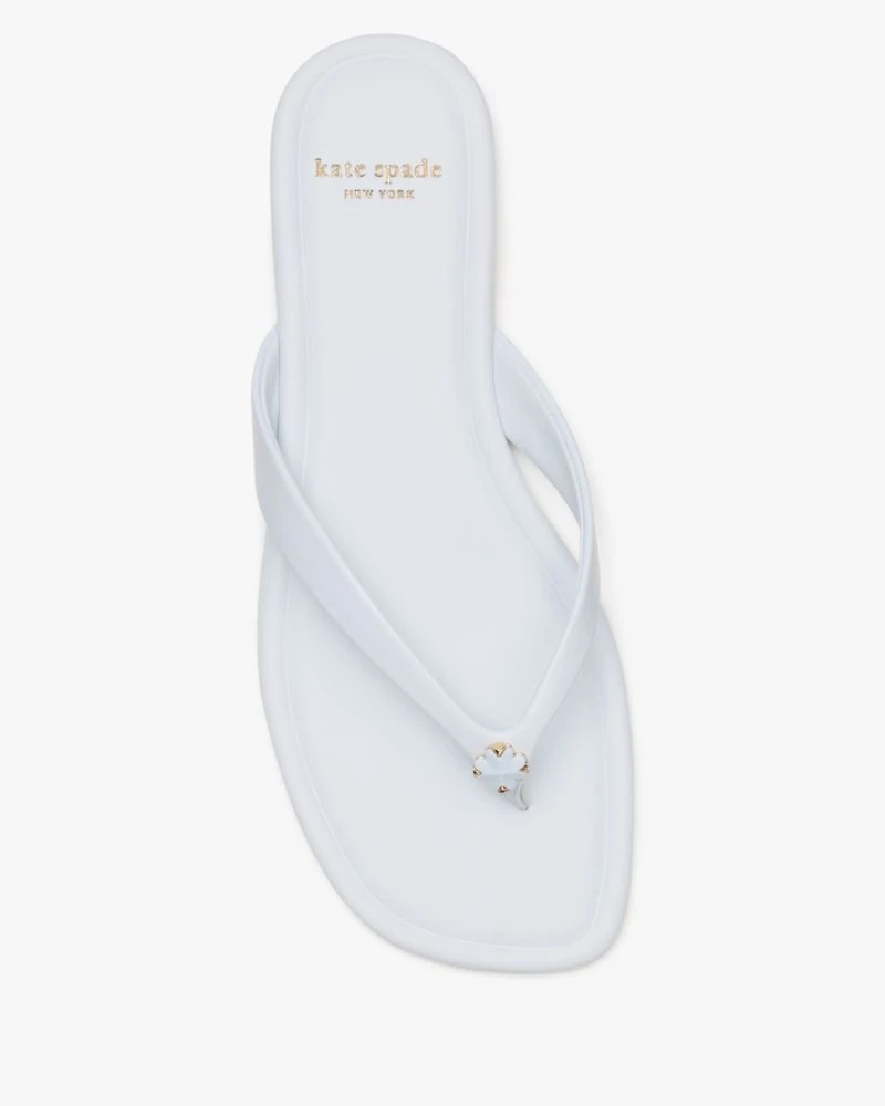 Spade Flower Flip Flops