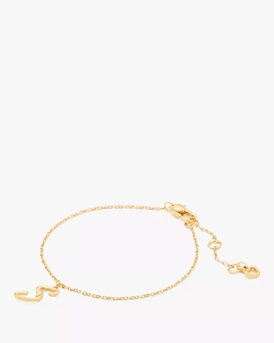 Initial Script Bracelet