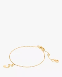 Initial Script Bracelet