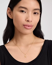 Initial Script M Pendant