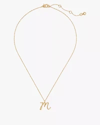 Initial Script M Pendant