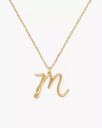 Initial Script M Pendant