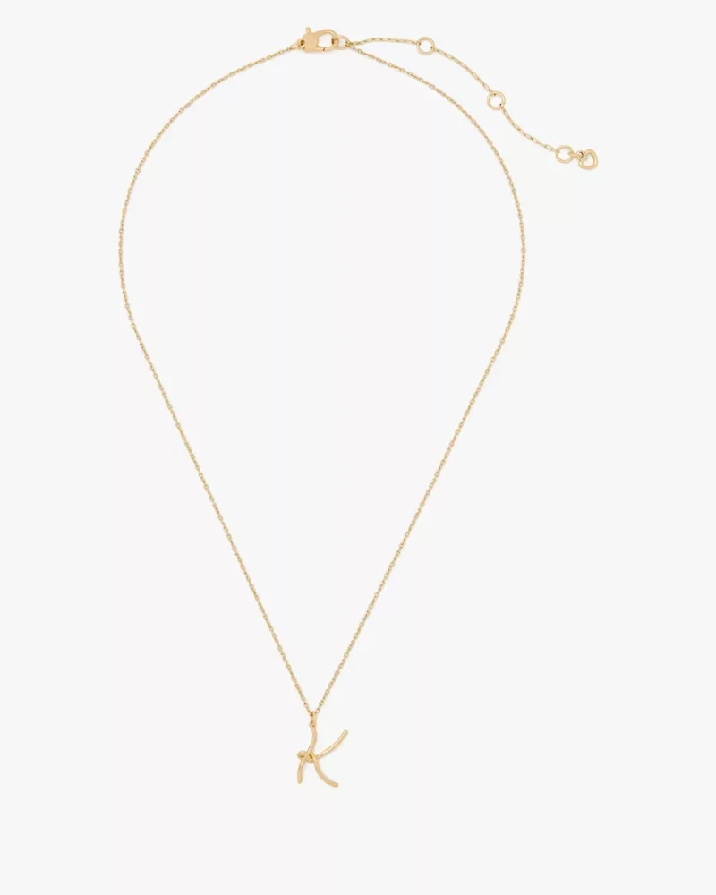 Initial Script K Pendant