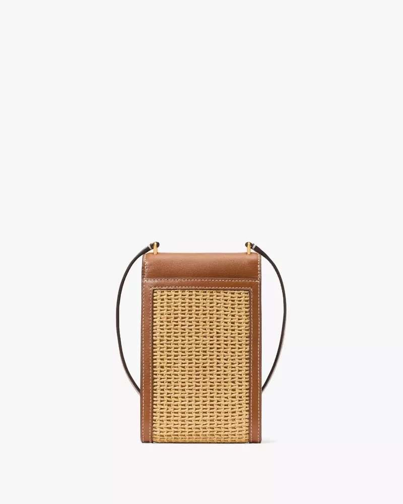 Serena Straw Phone Crossbody Bag