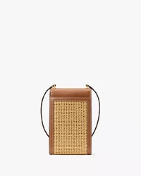 Serena Straw Phone Crossbody Bag