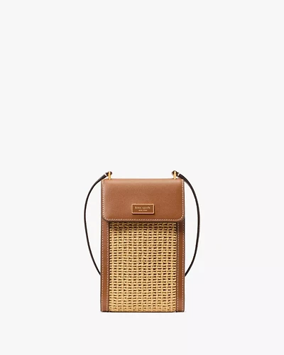Serena Straw Phone Crossbody Bag