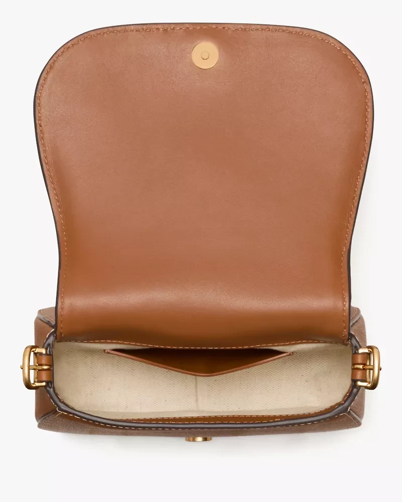 Nouveau Straw Mini Saddle Bag