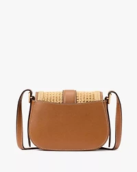 Nouveau Straw Mini Saddle Bag