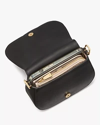 Nouveau Straw Mini Saddle Bag