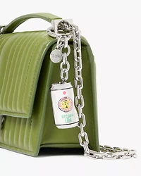 Snack Time Metal Bag Charm