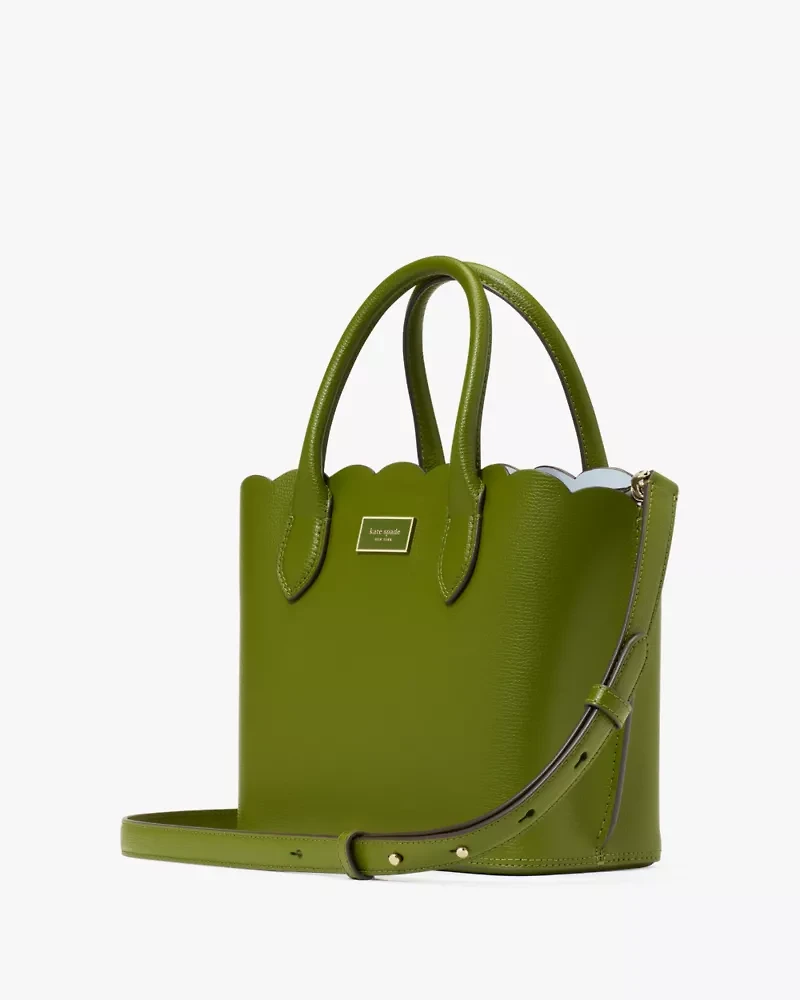 Suite Scalloped Crossbody Tote