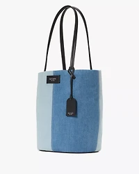 On Purpose Denim Large Tote Bag