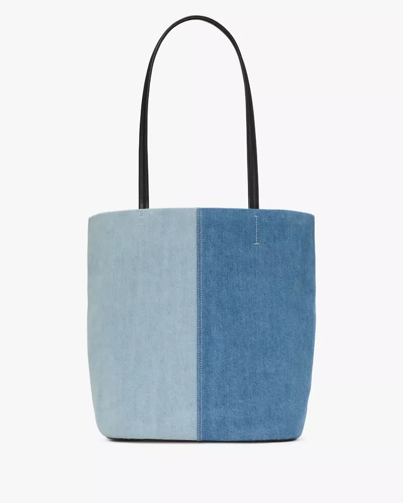 On Purpose Denim Large Tote Bag